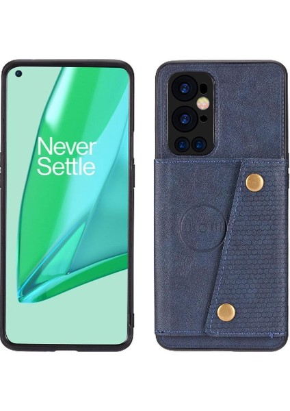 Oneplus 9 Pro Için Cüzdan Kılıf Kart Tutucu Cüzdan Kılıf Darbeye Kickstand (Yurt Dışından)