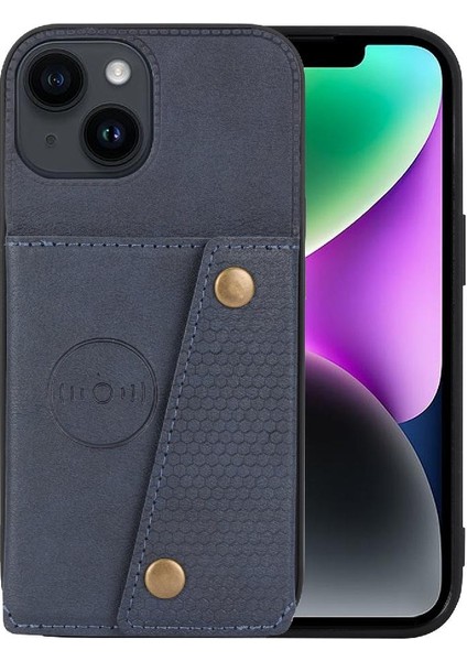 Iphone 15 Için Cüzdan Durumda Darbeye Koruyucu Kickstand Kart Tutucu Buit (Yurt Dışından) modelleri