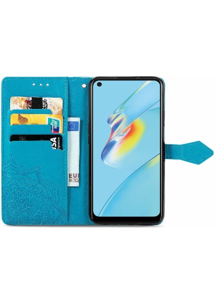 Oppo A54 4g Için Basit Iş Deri Kılıf Darbeye Kapak Çevirin (Yurt Dışından)