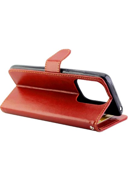 Xiaomi Redmi 12C Manyetik Kapatma Kickstand Pu Deri Kart Için Flip Case (Yurt Dışından)
