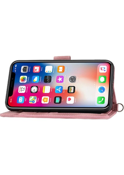 Iphone 11 X/xs Darbeye Dayanıklı Kabartmalı Çoklu Kredi Kartı Için Flip Case (Yurt Dışından)