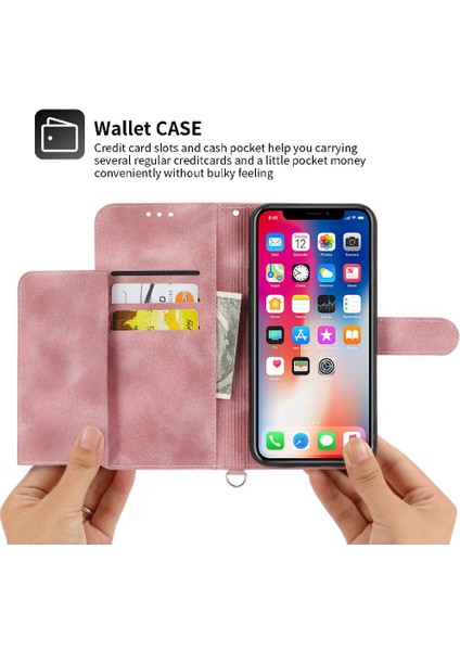 Iphone 11 X/xs Darbeye Dayanıklı Kabartmalı Çoklu Kredi Kartı Için Flip Case (Yurt Dışından)