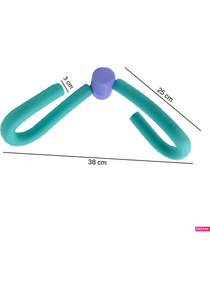 Kol Basen Sıkılaştırma Zayıflatma ve Inceltme Aleti Fitness Yoga Pilates Kelebek Egzersiz Aleti Mavi