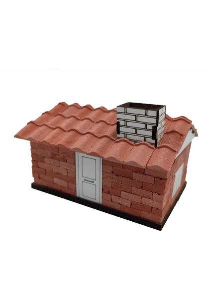 Minyatür Tuğla Kumbara Ev Seti