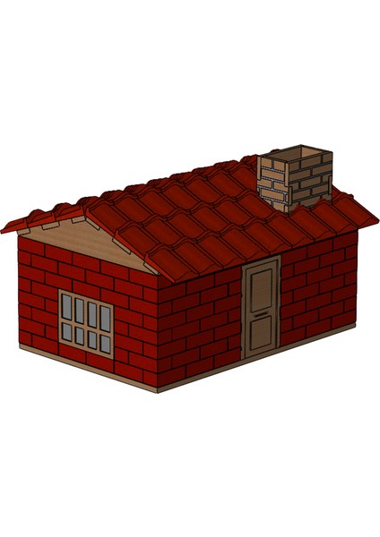 Minyatür Tuğla Kumbara Ev Seti fiyatları