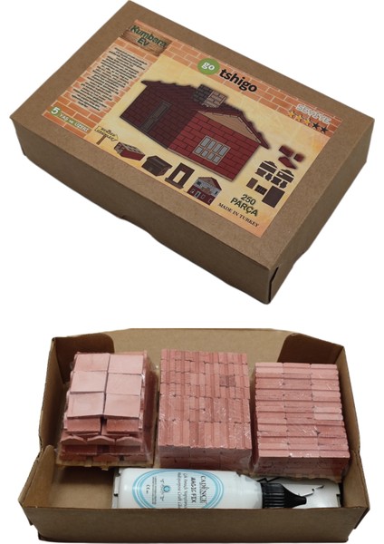 Minyatür Tuğla Kumbara Ev Seti indirimleri