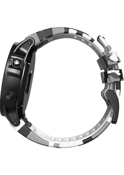 Garmin D2 Charlie (26MM) Kamuflaj Silikon Saat Kordonu