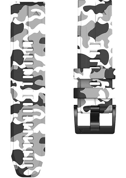 Garmin D2 Charlie (26MM) Kamuflaj Silikon Saat Kordonu