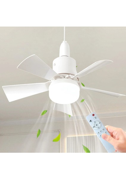 82W Karayel Fan LED Ampül Beyaz Işık