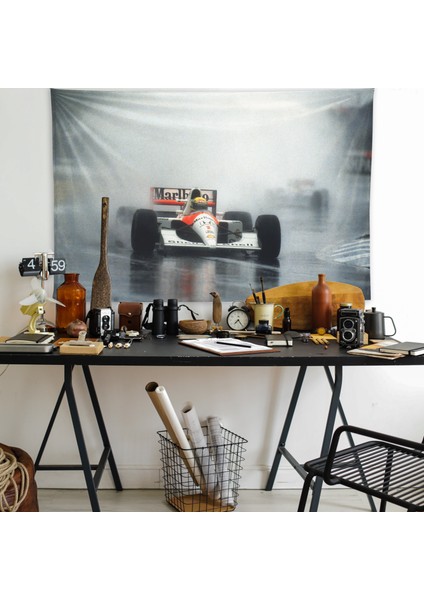 Rain Man V2 / Ayrton Senna Duvar Örtüsü - 100 cm x 135 cm