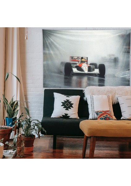 Rain Man V2 / Ayrton Senna Duvar Örtüsü - 100 cm x 135 cm