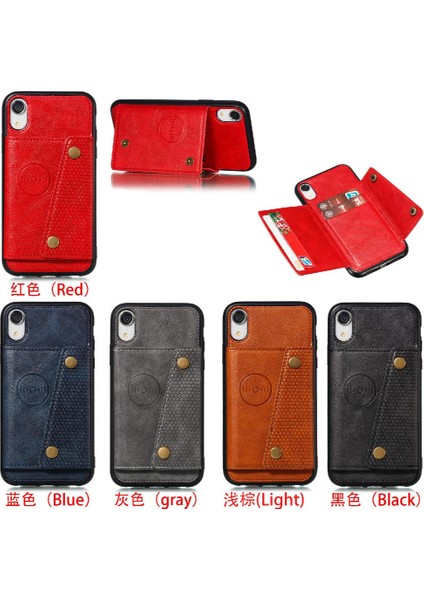 Cüzdan Kılıf iphone Xr Cüzdan Kılıf Darbeye Koruyucu Kart Tutucu (Yurt Dışından)