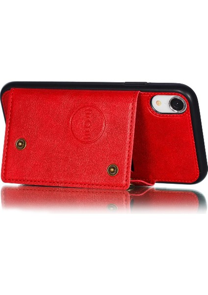 Cüzdan Kılıf iphone X/xs Cüzdan Kılıf Kart Tutucu Buit Demir Kickstand (Yurt Dışından)