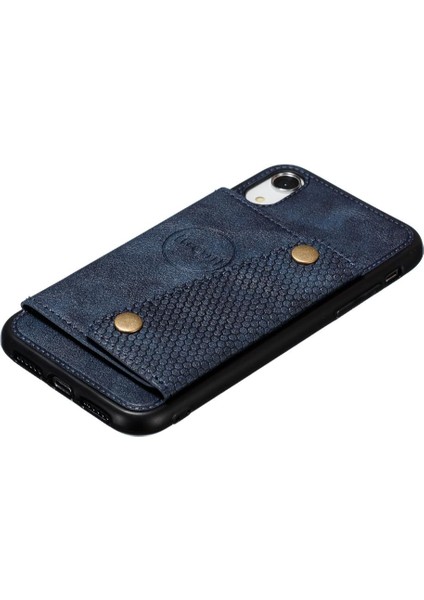 Cüzdan Kılıf iphone X/xs Cüzdan Kılıf Kart Tutucu Buit Demir Kickstand (Yurt Dışından)