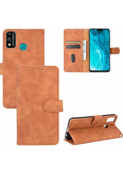 Onur 9x Lite Deri Folio Flip Case Tam Koruma Kartı Için Kılıf (Yurt Dışından)