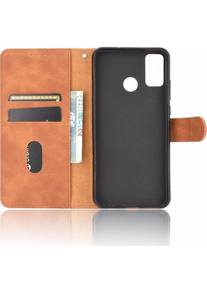 Onur 9x Lite Deri Folio Flip Case Tam Koruma Kartı Için Kılıf (Yurt Dışından)