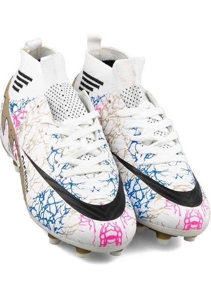 Krampon Çoraplı - Beyaz/altın/desenli fiyatları