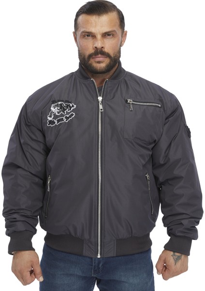 Oversize Pilot Mont Su Geçirmez Bomber Ceket Bgsm 4084