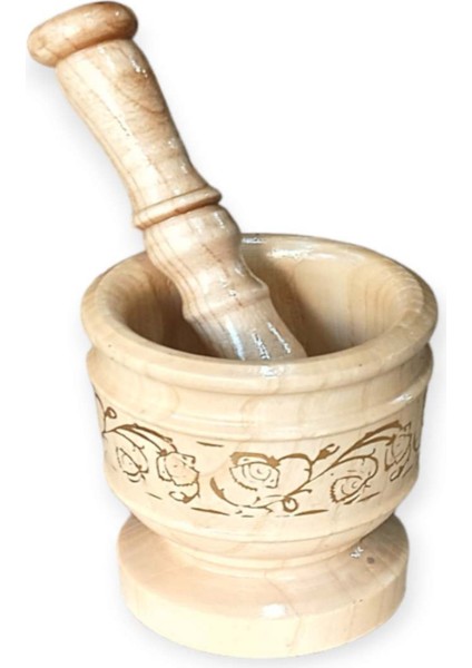 Ahşap Işlemeli Havan