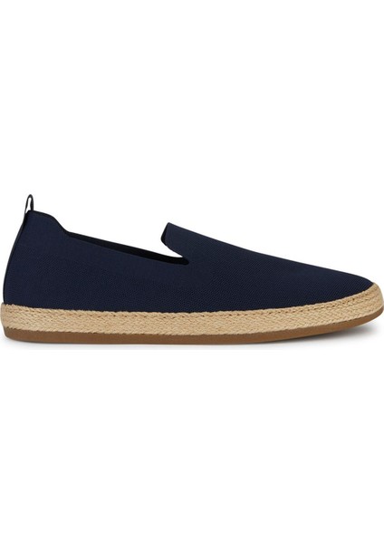 Erkek Lacivert Pantelleria Hasır Tabanlı Espadril U45DWA0006KC4002