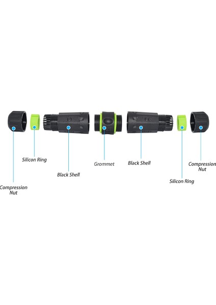 RJ45 Dişi Konnektör Su Geçirmez Internet Soket Girişli Konnektör Ethernet Kablo Ucu modelleri