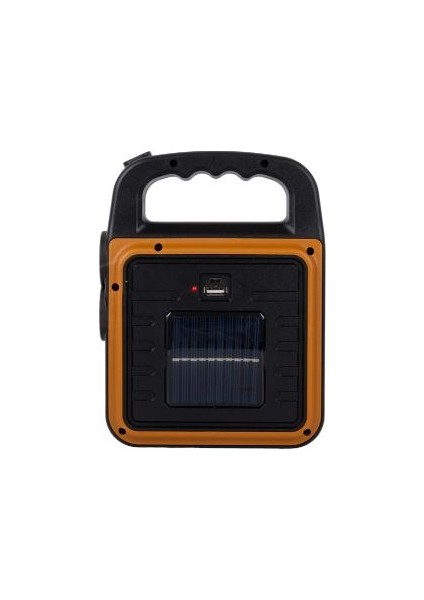 Şarjlı Kamp Feneri Işıldak Solar Güneş Enerjili Aydınlatma 4 Kademe Powerbank Özellikli