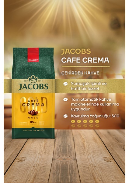 Cafe Crema Çekirdek Kahve 500 Gr x2 Adet