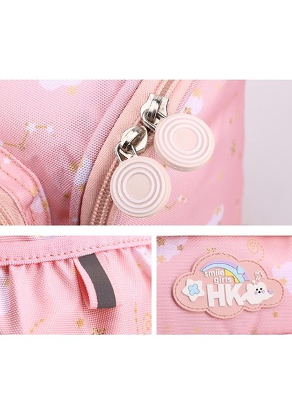 Alili Ilkokul Çocuk Okul Çantası Sınıf 16 Yük Azaltma Omurga Koruma Bunny Schoolbag Erkek ve Kız Sırt Çantası (Yurt Dışından) fiyatları