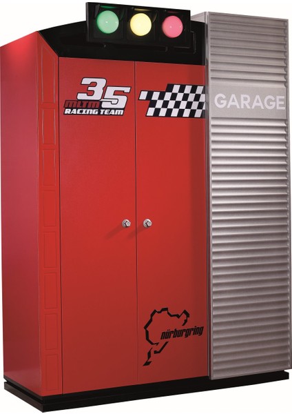 Pitstop Çocuk Odası Üç Kapılı Dolap