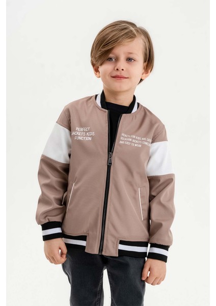 Çift Cepli Fermuarlı Kolej Su Geçirmez Erkek Çocuk Ceket indirimleri
