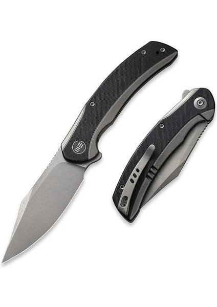 Snick Titanium Grey G10 Black Çakı