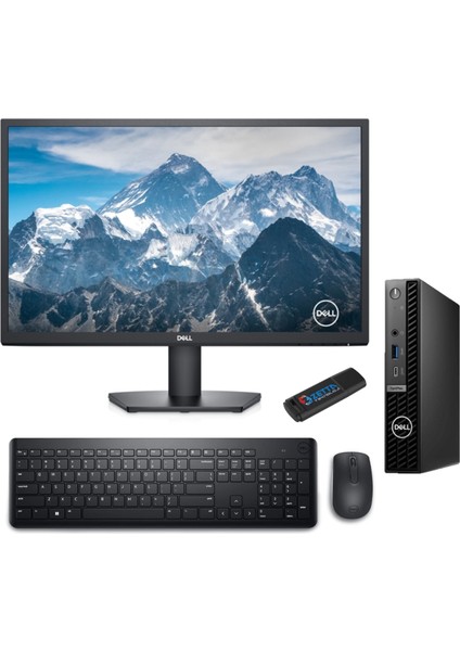 Pc Optıplex 7020MFF Intel Core I5-14500T 64GB Ddr5 4tb SSD WINDOWS11PRO 23.8" Fullhd Mon. Masaüstü Bilgisayar BN007O7020MFF85+ZETTAUSBBELLEK