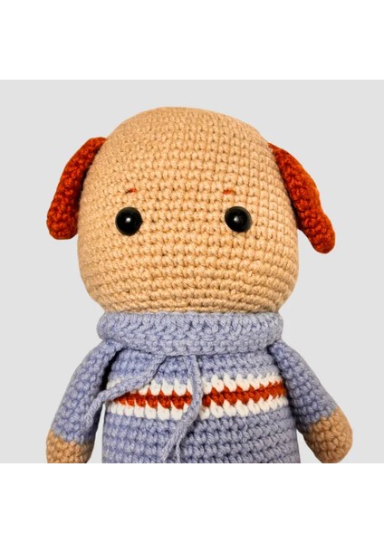 El Yapımı Amigurumi Ayıcık 20CM - Bej fırsatları