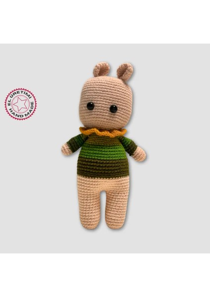 Uretti El Yapımı Amigurumi Ayıcık 21CM - Krem