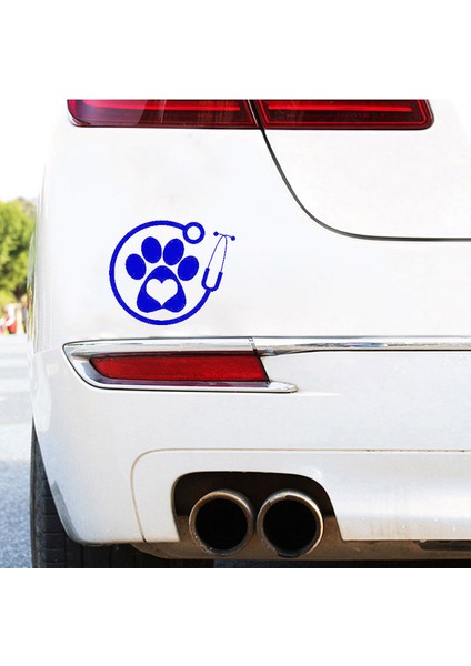 Pati ve Steteskop Resmi Oto Araba Cam Sticker Çıkartma Bilgisayarlar,kamyonlar, Motosikletler Için fiyatları