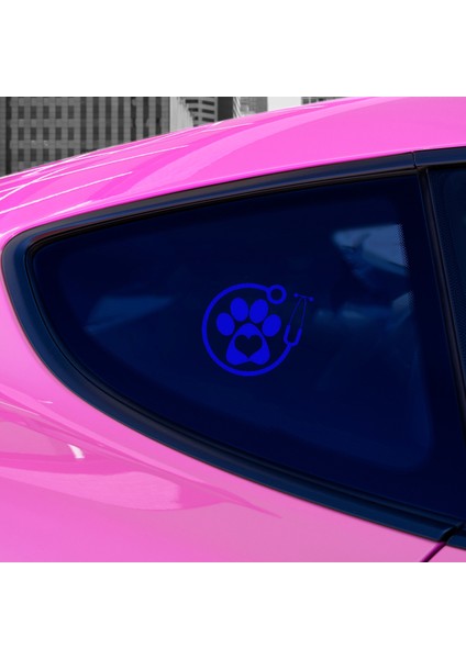 Pati ve Steteskop Resmi Oto Araba Cam Sticker Çıkartma Bilgisayarlar,kamyonlar, Motosikletler Için fırsatları
