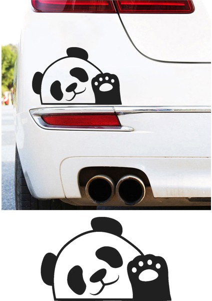 El Sallayan Panda Resmi Oto Araba Cam Sticker Çıkartma Bilgisayarlar,kamyonlar, Motosikletler Için