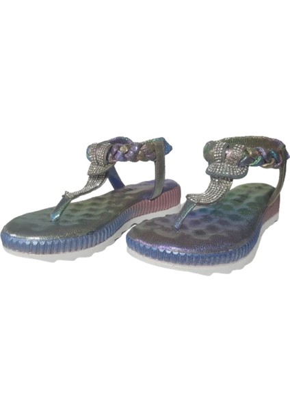 Casyy Kız Çocuk Renkli Ortopedik Taban Lastikli Günlük Sandalet CSYY25-9 fırsatları