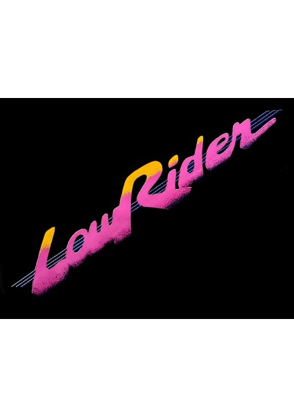 1AD Yapıştırma Lourider Yazı Sticker Ön Cam Arka Cam Araç Yanlarına Combi Bagajlara Vs... Uygulanır