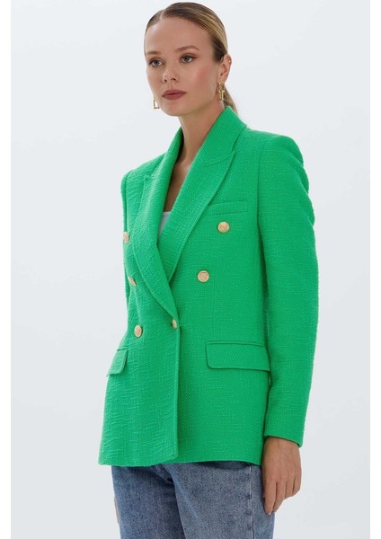 Kruvaze Çok Düğme Tüvit Ceket fiyatları