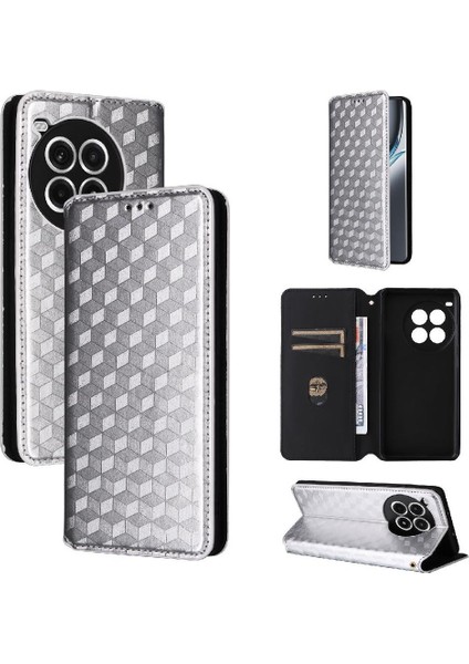 Oneplus Ace 3 Pro Için Flip Case Manyetik Kapatma Cüzdan Pu Deri Kart (Yurt Dışından)