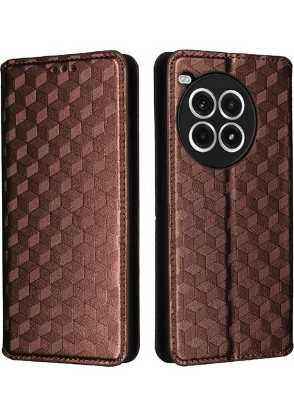 Oneplus Ace 3 Pro Için Flip Case Manyetik Kapatma Cüzdan Pu Deri Kart (Yurt Dışından)