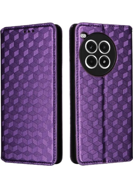 Oneplus Ace 3 Pro Için Flip Case Manyetik Kapatma Cüzdan Pu Deri Kart (Yurt Dışından)