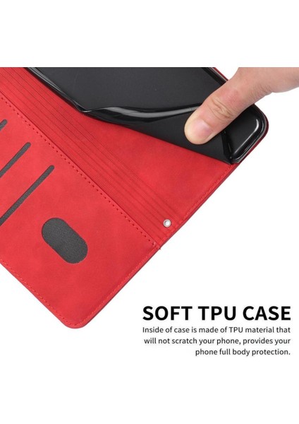 Tecno Pova 6 Neo Aşk Cüzdan Için Flip Case Yan Toka Pu Deri Kart (Yurt Dışından)