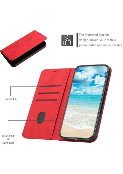 SZY Mall Google Piksel 9 Pu Deri Kart Ekleme Kickstand Cüzdan Için Flip Case (Yurt Dışından)