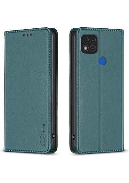 Xiaomi Redmi 9c Iş Manyetik Cüzdan Pu Deri Yuvası Için Flip Case (Yurt Dışından)