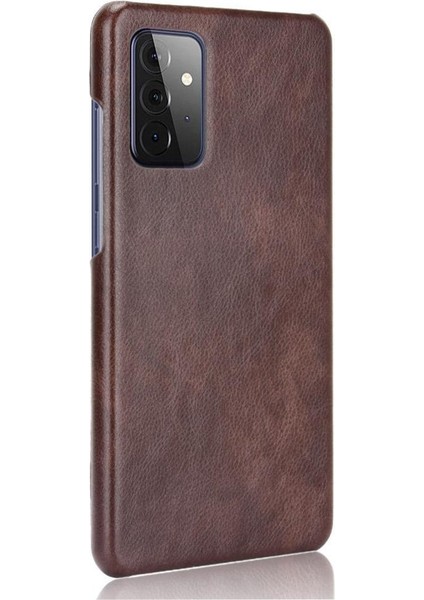 Samsung Galaxy A72 5g Lychee Desen Retro Koruyucu Kapak Için Retro Kılıf (Yurt Dışından) modelleri