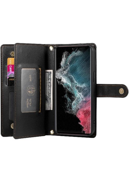 Samsung Galaxy S22 Ultra Cüzdan Bölmesi Çok Fonksiyonlu Flip Case (Yurt Dışından) indirimleri