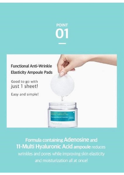 Hyaluronic Acid 3,000 Ampoule Pad modelleri