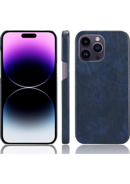 IPhone 15 Için Retro Durumda Pro Retro Anti Scratch Uyumluluk Lychee Kapak (Yurt Dışından)